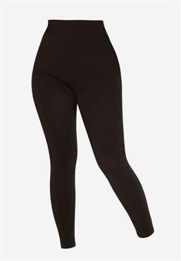 Legging grossesse noir en bambou (cultivées biologiques) - sans corps