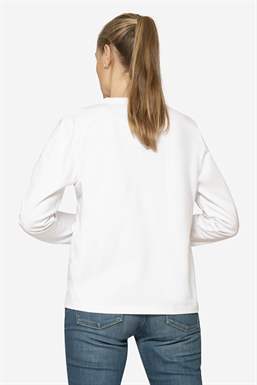 T-shirt d\'allaitement blanc 100% coton bio - vue de dos