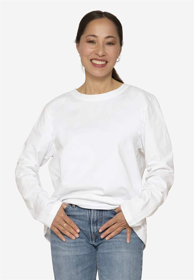 T-shirt d\'allaitement blanc 100% coton bio