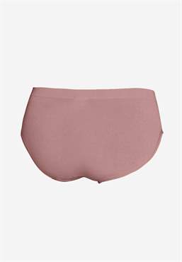 Culotte maternité mauve en bambou doux - vue de dos 